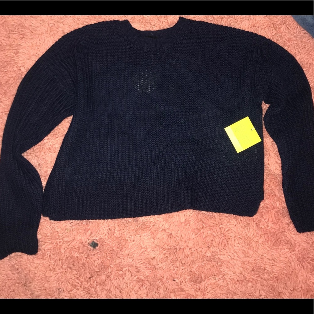 Navy blue sweater